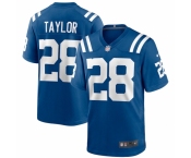 Men's Indianapolis Colts #28 Jonathan Taylor Blue Nike Royal Limited Jersey