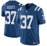 Men's Indianapolis Colts #37 Daniel Scott Blue 2025 Vapor Limited Football Stitched Jersey