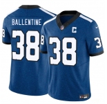Men's Indianapolis Colts #38 Corey Ballentine Blue 2025 F.U.S.E. Throwback Vapor Limited Football Stitched Jersey
