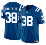 Men's Indianapolis Colts #38 Corey Ballentine Blue 2025 F.U.S.E. Vapor Limited Football Stitched Jersey