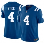 Men's Indianapolis Colts #4 Easton Stick Blue 2026 F.U.S.E. Vapor Limited Football Stitched Jersey