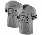 Men's Indianapolis Colts #53 Darius Leonard Limited Gray Team Logo Gridiron Football Jersey