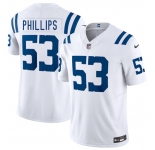 Men's Indianapolis Colts #53 Jacob Phillips White 2025 F.U.S.E. Vapor Limited Football Stitched Jersey