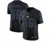 Men's Indianapolis Colts #56 Quenton Nelson Limited Black Rush Impact Football Jersey