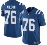 Men's Indianapolis Colts #76 Jack Wilson Blue 2025 Vapor Limited Football Stitched Jersey