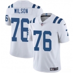 Men's Indianapolis Colts #76 Jack Wilson White 2025 Vapor Limited Football Stitched Jersey