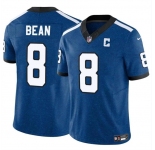 Men's Indianapolis Colts #8 Jason Bean Blue 2024 F.U.S.E. Throwback Vapor Limited Stitched Football Jersey