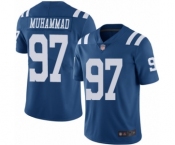 Men's Indianapolis Colts #97 Al-Quadin Muhammad Limited Royal Blue Rush Vapor Untouchable Football Jersey