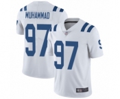 Men's Indianapolis Colts #97 Al-Quadin Muhammad White Vapor Untouchable Limited Player Football Jersey