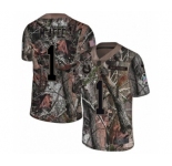 Men's Nike Indianapolis Colts #1 Pat McAfee Limited Camo Rush Realtree NFL Jersey