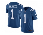 Men's Nike Indianapolis Colts #1 Pat McAfee Limited Royal Blue Rush NFL Jersey