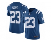 Men's Nike Indianapolis Colts #23 Frank Gore Limited Royal Blue Rush NFL Jersey