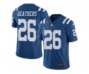 Men's Nike Indianapolis Colts #26 Clayton Geathers Limited Royal Blue Rush NFL Jersey