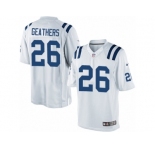 Men's Nike Indianapolis Colts #26 Clayton Geathers Limited White NFL Jersey