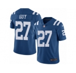 Men's Nike Indianapolis Colts #27 Winston Guy Limited Royal Blue Rush NFL Jersey