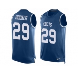Men's Nike Indianapolis Colts #29 Malik Hooker Limited Royal Blue Player Name & Number Tank Top NFL Jersey