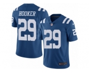 Men's Nike Indianapolis Colts #29 Malik Hooker Limited Royal Blue Rush NFL Jersey