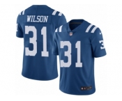 Men's Nike Indianapolis Colts #31 Quincy Wilson Limited Royal Blue Rush NFL Jersey