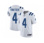 Men's Nike Indianapolis Colts #4 Adam Vinatieri Vapor Untouchable Limited White NFL Jersey