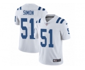 Men's Nike Indianapolis Colts #51 John Simon Vapor Untouchable Limited White NFL Jersey