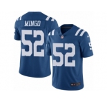Men's Nike Indianapolis Colts #52 Barkevious Mingo Limited Royal Blue Rush NFL Jersey