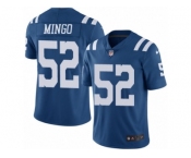 Men's Nike Indianapolis Colts #52 Barkevious Mingo Limited Royal Blue Rush NFL Jersey