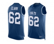 Men's Nike Indianapolis Colts #62 Le Raven Clark Limited Royal Blue Player Name & Number Tank Top NFL Jersey