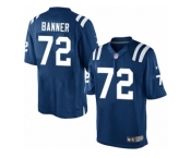 Men's Nike Indianapolis Colts #72 Zach Banner Limited Royal Blue Team Color NFL Jersey