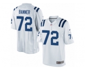 Men's Nike Indianapolis Colts #72 Zach Banner Limited White NFL Jersey