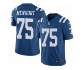 Men's Nike Indianapolis Colts #75 Jack Mewhort Limited Royal Blue Rush NFL Jersey