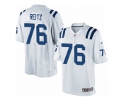 Men's Nike Indianapolis Colts #76 Joe Reitz Limited White NFL Jersey