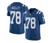 Men's Nike Indianapolis Colts #78 Ryan Kelly Limited Royal Blue Rush NFL Jersey