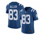 Men's Nike Indianapolis Colts #83 Dwayne Allen Limited Royal Blue Rush NFL Jersey