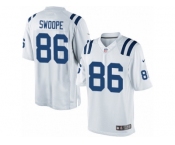 Men's Nike Indianapolis Colts #86 Erik Swoope Limited White NFL Jersey