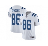 Men's Nike Indianapolis Colts #86 Erik Swoope Vapor Untouchable Limited White NFL Jersey