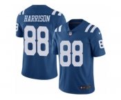 Men's Nike Indianapolis Colts #88 Marvin Harrison Limited Royal Blue Rush NFL Jersey