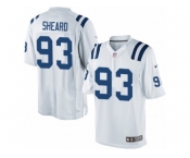 Men's Nike Indianapolis Colts #93 Jabaal Sheard Limited White NFL Jersey