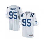 Men's Nike Indianapolis Colts #95 Johnathan Hankins Limited White NFL Jersey