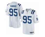 Men's Nike Indianapolis Colts #95 Johnathan Hankins Limited White NFL Jersey