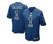 Nike Indianapolis Colts #1 Pat McAfee Royal Blue Team Color Men's Stitched NFL Limited Strobe Jersey
