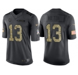 Nike Indianapolis Colts #13 T.Y. Hilton Men's Stitched Black NFL Salute to Service Limited Jerseys