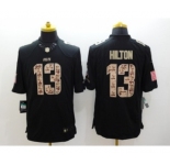 Nike Indianapolis Colts #13 T.Y. Hilton black Salute to Service Jerseys(Limited)