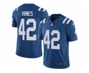 Nike Indianapolis Colts #42 Nyheim Hines Royal Blue Team Color Men Stitched NFL Vapor Untouchable Limited Jersey