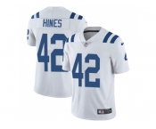 Nike Indianapolis Colts #42 Nyheim Hines White Men Stitched NFL Vapor Untouchable Limited Jersey