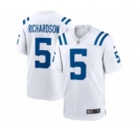 Nike Indianapolis Colts #5 Anthony Richardson White Vapor Untouchable Limited Stitched NFL Jersey