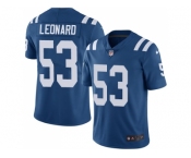 Nike Indianapolis Colts #53 Darius Leonard Royal Blue Team Color Men Stitched NFL Vapor Untouchable Limited Jerse