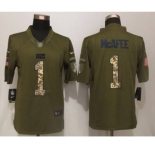 nike nfl jerseys indianapolis colts #1 mcafee army green[nike Limited Salute To Service]