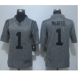 nike nfl jerseys indianapolis colts #1 mcafee gray[nike Limited]