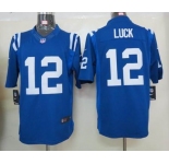 nike nfl jerseys indianapolis colts #12 luck blue[nike limited]