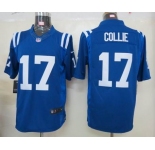 nike nfl jerseys indianapolis colts #17 collie blue[nike limited]